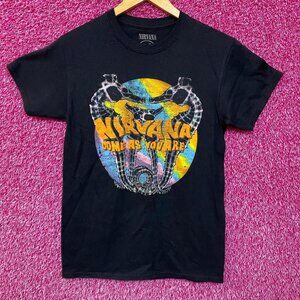 Nirvana Come as You Are Nevermind Seahorse Grunge Tee Small